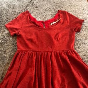 Urban Outfitters Babydoll Holiday Red Dress